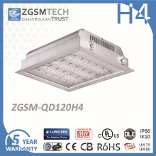 TUV Approved 120W Recessed LED Gas Station Light